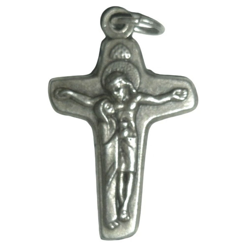Sterling-Style Silver Crucifix Pendant - Religious Charm